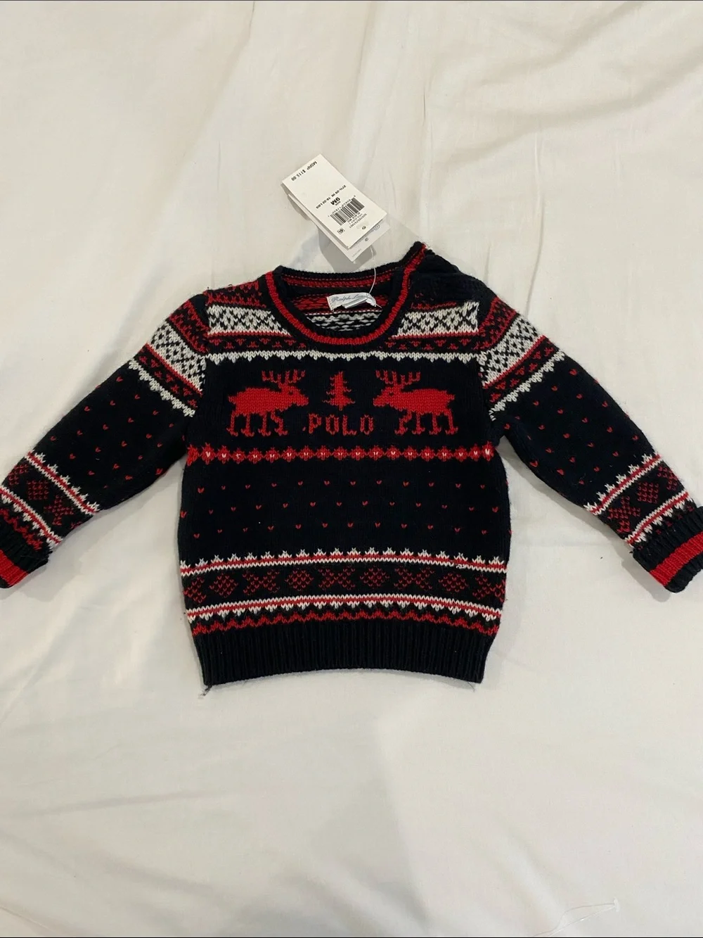 Ralph Lauren Infant Fair Isle Holiday Sweater